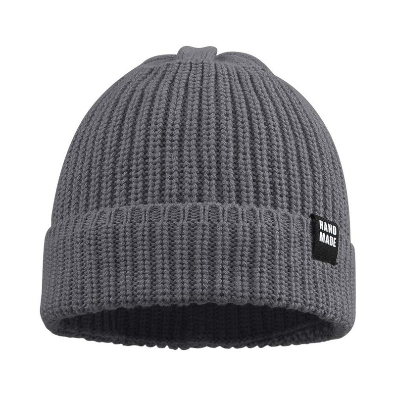 JANGANNSA Simple Knitted Baby Beanie Hip-Hop Boys Winter Hat Toddler Kids Bonnet for Girls 0-5Y (Black+Khaki+Gray, S) - Image 3